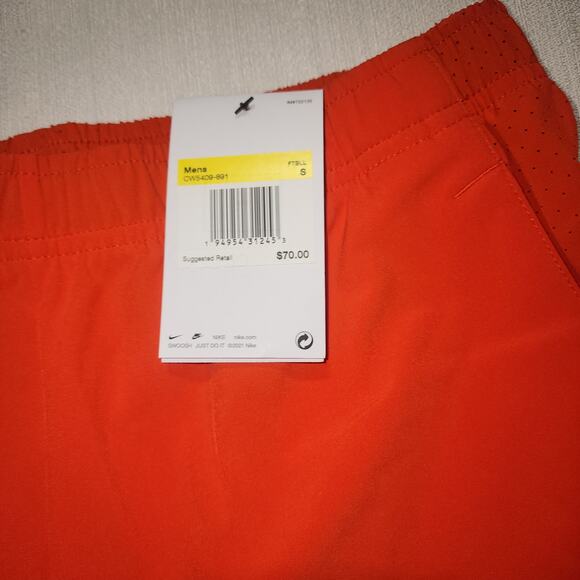 Nike dri-fit orange men's shorts size small - Picture 2 of 7